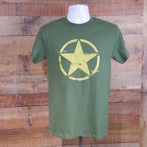 Dion Wear T-Shirt Mens Size S Army Green TP23
